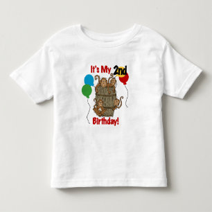 Barrel of Monkey 2nd Birthday Tshirts and Gifts