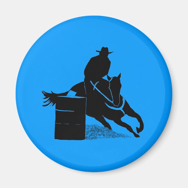 Barrel Racer 200 Magnet (Framsidan)