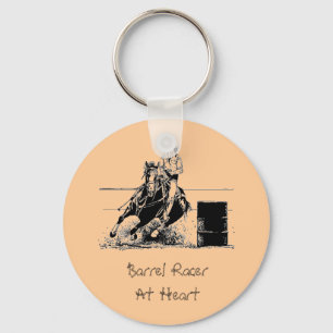 Barrel Racer at Heart Nyckelring