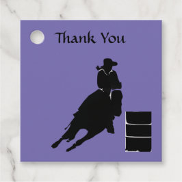 Barrel racer gåvor etiketter