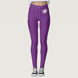 "Barrel Racer" Leggings med vit B&BE-Logotyp