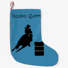 Barrel Racer Liten Julstrumpa