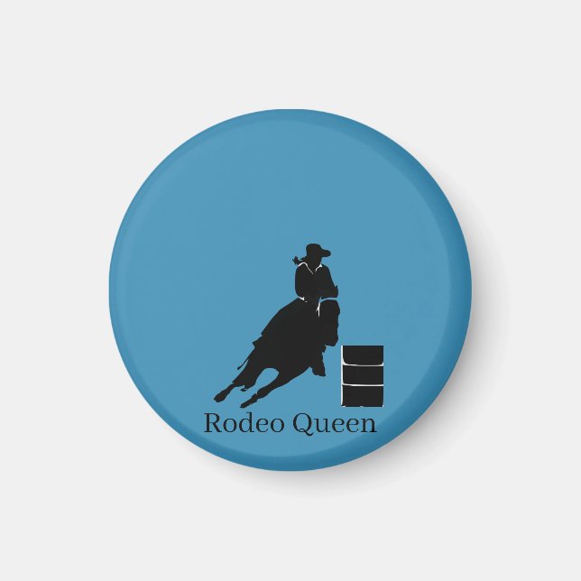 Barrel Racer Magnet (Framsidan)