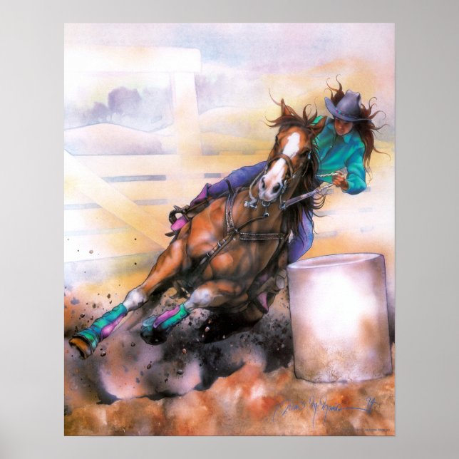 Barrel Racer Poster (Framsidan)
