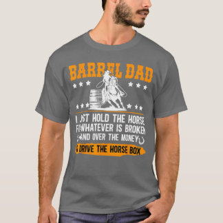 Barrel Racing Dad Definition Dad of A Barrel Racer T Shirt