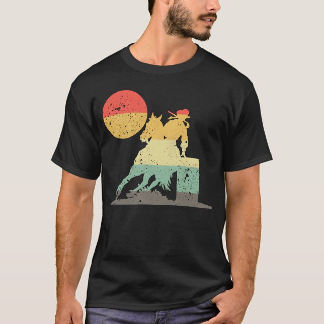 Barrel Racing Show Barrel Racer T Shirt (Framsida)