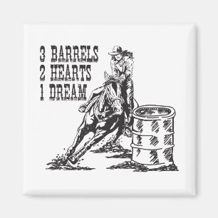 Barrel Tävla 3 Barrels 2 Hearts 1 Dream Magnet