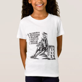 Barrel Tävla 3 Barrels 2 Hearts 1 Dream T Shirt