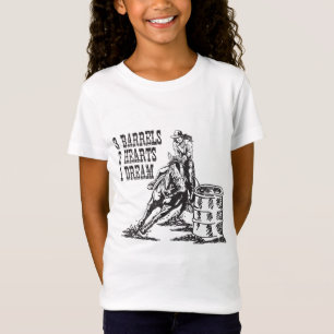 Barrel Tävla 3 Barrels 2 Hearts 1 Dream T Shirt