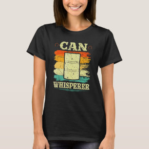 Barrel Tävla Can Whisperer Retro Rodeo Barrel Rac T Shirt