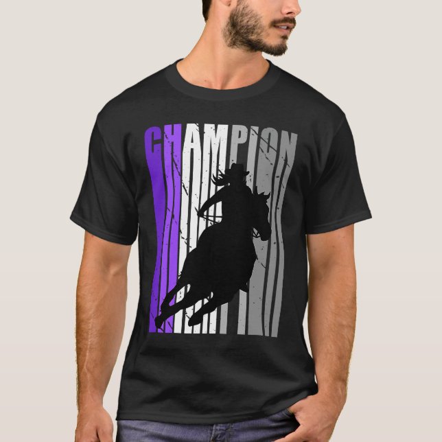 Barrel Tävla Champion Southern Womens Farm Farmin T Shirt (Framsida)