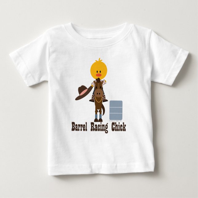 Barrel Tävla Chick Organic Baby Bodykostym T-shirt (Framsida)