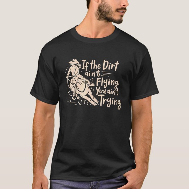 Barrel Tävla Dirt  Dam Barrel Ra T Shirt (Framsida)