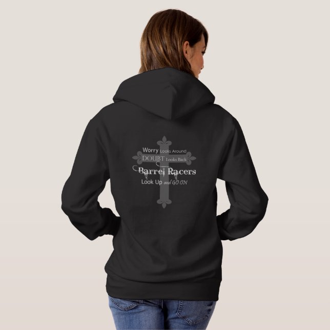 Barrel Tävla Hoodie Tröja (Hel baksida)