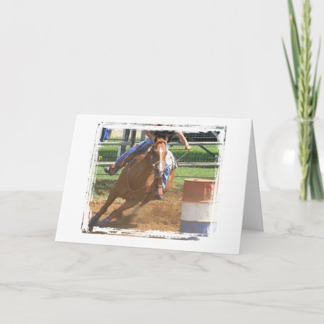 Barrel Tävla Kort (Framsida)