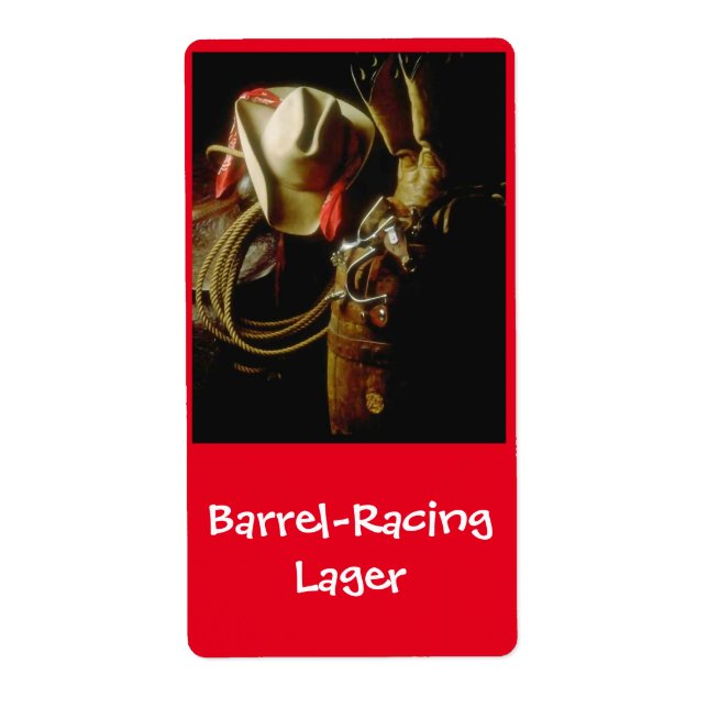 Barrel Tävla Lager Western brödmärkning Fraktsedel (Framsidan)