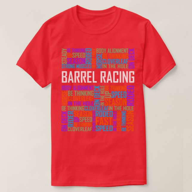 Barrel Tävla Ord T Shirt (Design framsida)