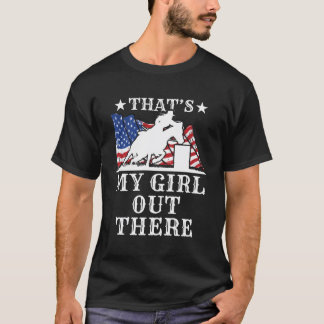 Barrel Tävla Pappa som är mitt där ute, amerikansk T Shirt