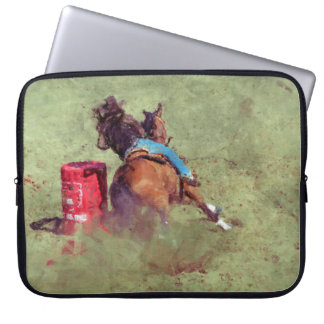 Barrel-Tävla Rodeo Cowgirl Designer #Gift Laptop Sleeve