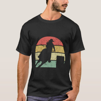 Barrel Tävla Rodeo Retro Vintage Gift T Shirt