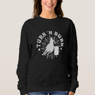 Barrel Tävla Turn N Burn Horse Riding T Shirt