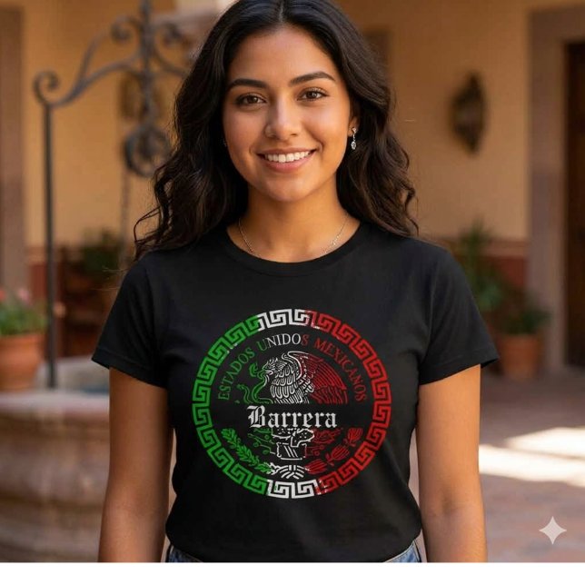 Barrera Efternamn T-shirt (Barrera Last Name T-shirt)