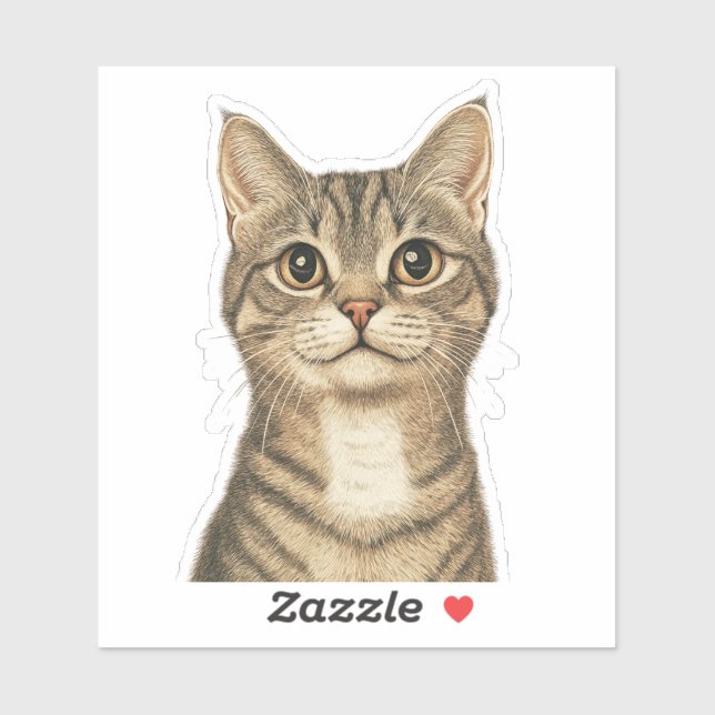 Bárres tabbby Treasures 2 Klistermärken (Ark)