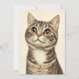 Bárres tabbby Treasures 3 Inbjudningar