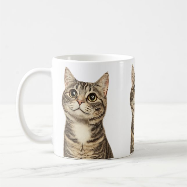 Bárres tabbby Treasures 4 Kaffemugg (Vänster)