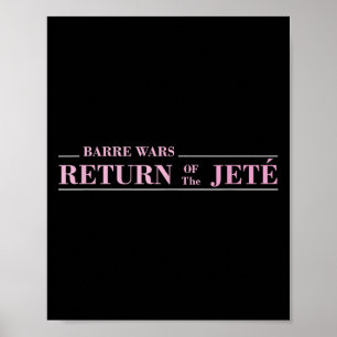 Barresåterlämnande av Jete Ballet Ballerina Joke Q Poster