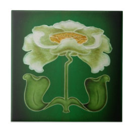 Barrett Art nouveau Repro 1905 Faux Relief Tile Kakelplatta