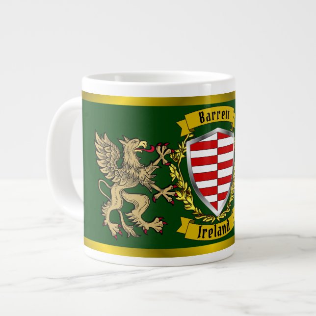 Barrett Irish Shield & Griffins Jumbo Mugg (Framsida vänster)