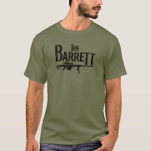 Barrett M82A1 50 Kal militär taktisk snurra T Shirt