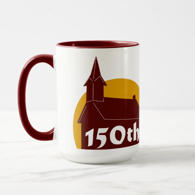 Barrett's Chapel 150th Anniversary Coffee Mug Mugg (Vänster)