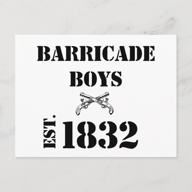 Barricade Boys Odds and Ends Vykort (Framsida)