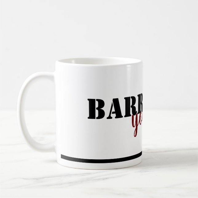 Barricade Your Heart-mugg Kaffemugg (Vänster)