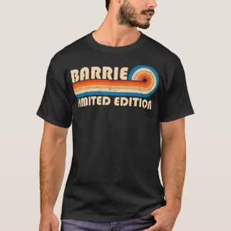 BARRIE Surname Retro Vintage 80s 90-årsjubileum Re T Shirt