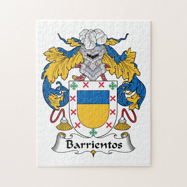 Barrientos familjvapensköld pussel (Vertikal)