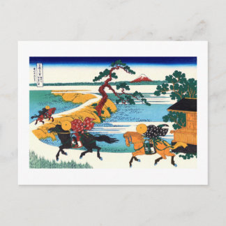 Barrier Sumida River Hokusai Bra Japansk Art Vykort