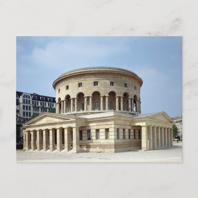 Barriere de La Villette, 1784-87 Vykort (Framsida)