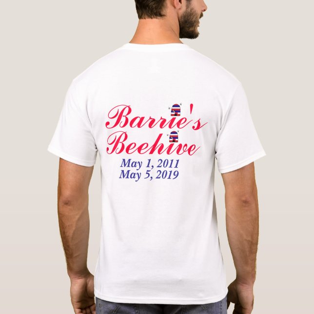 Barries bikupaT-tröja T Shirt (Baksida)