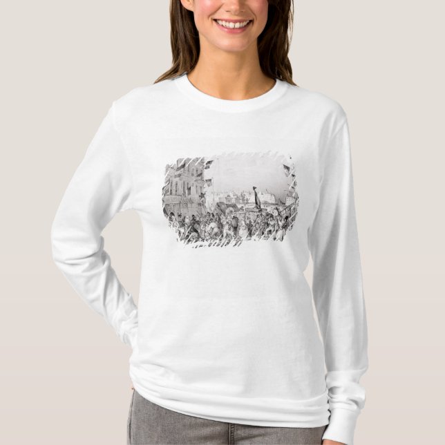 Barrikad på ruen Dauphine T Shirt (Framsida)