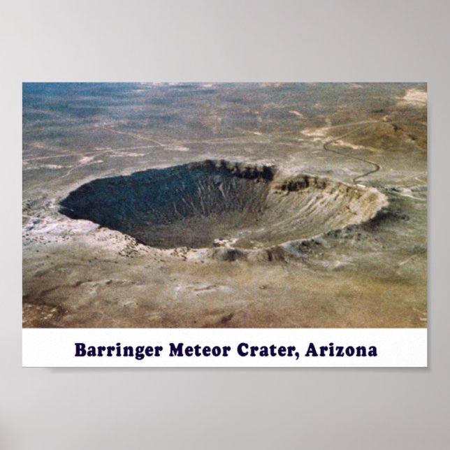 Barringer Meteor Crater Poster (Framsidan)