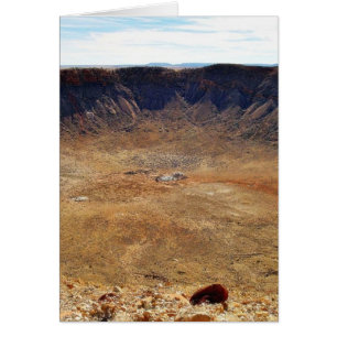 Barringer Meteorite Crater Hälsningskort