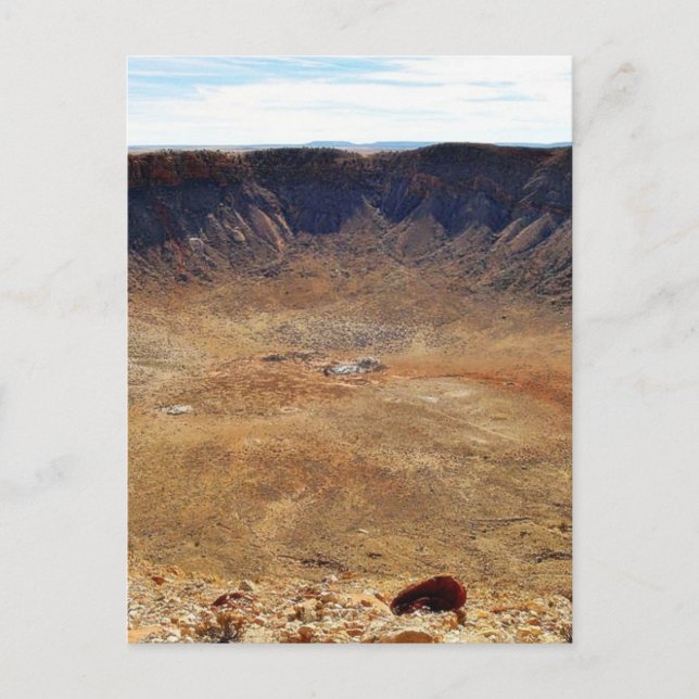 Barringer Meteorite Crater Vykort (Framsida)