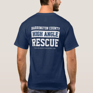 Barrington County High Vinkel Rädding T-Shirt