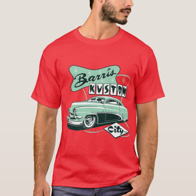 Barris Kustom City Hirohata Merc Light Background  T Shirt (Framsida)