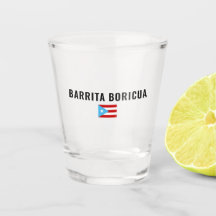 Barrita Boricua Puerto Rico Shotglas