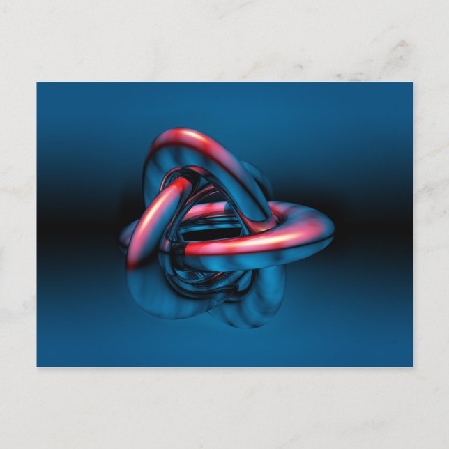 Barromean knot vycard vykort (Framsida)