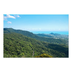 Barron Gorge Canopy och Coral Sea Fototryck